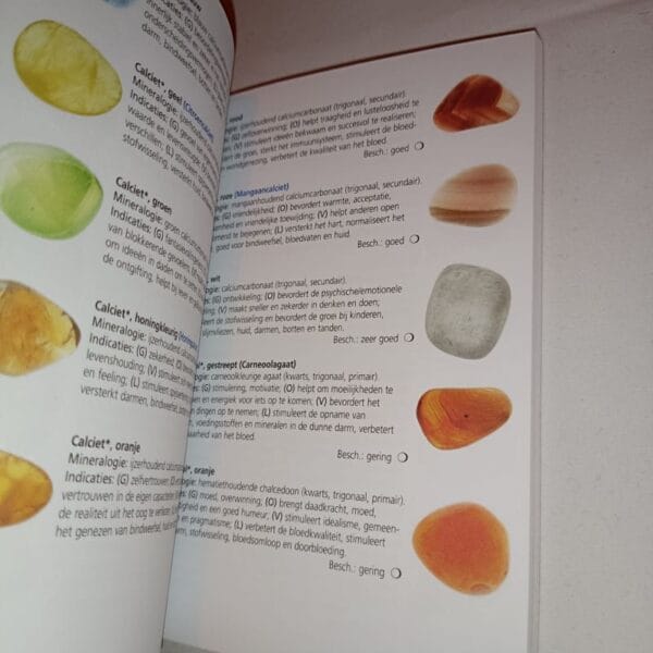 boek geneeskrachtige stenen van A tot Z inhoud