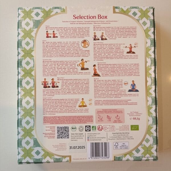Cadeaudoos yogi tea diverse smaken, thee proeverij