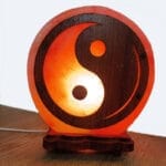 zoutlamp yin yang zoutsteen, tafellamp,