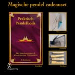 magische-pendel-cadeauset-zw-goud- cadeaupakket, spiritueel cadeau, kerst, sinterklaas