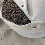 yogakussen, meditatiekussen, jute stijl, creme, beige, natuur.