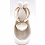 wierookhouder liefde, voor backflow wierookkegel en wierookstokjes wit liefde een mooi cadeau voor je liefste