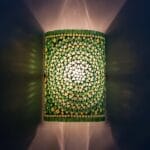 kleurrijke wandlamp Cilly de magische wilg groen